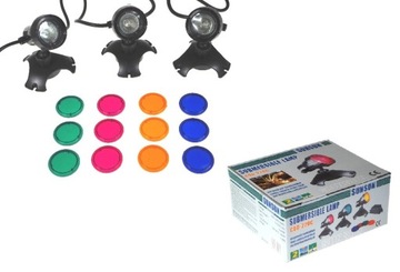 3 X LAMPA HALOGENOWA, OGRODOWA CQD-220C 3 X 20W