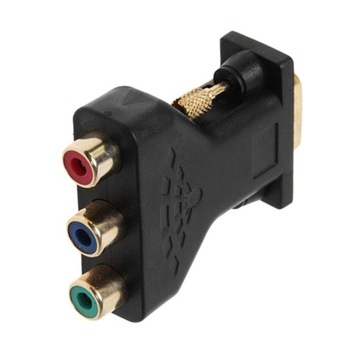 Component Video Jack Adapter RCA Złącze VGA