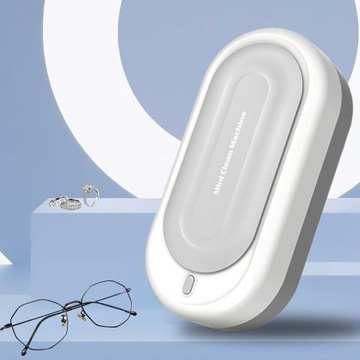 Myjki ultradźwiękowe, ultradźwiękowa maszyna do czyszczenia okularów, biała