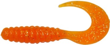 MANNS TWISTER 55mm POMARAŃCZOWY I BROKAT 20szt