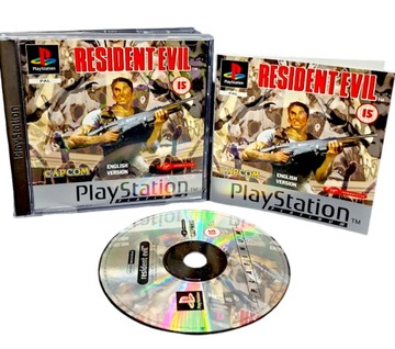 RESIDENT EVIL Sony PlayStation (PSX PS1 PS2 PS3)gra retro horror