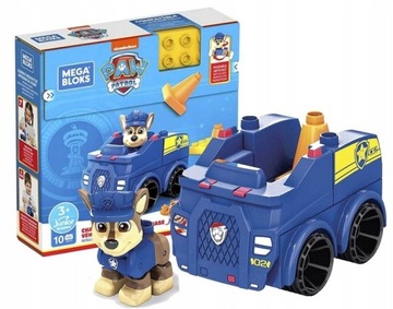 MEGA BLOKS PSI PATROL RADIOWÓZ CHASE klocki AUTO+FIGURKA LEGO
