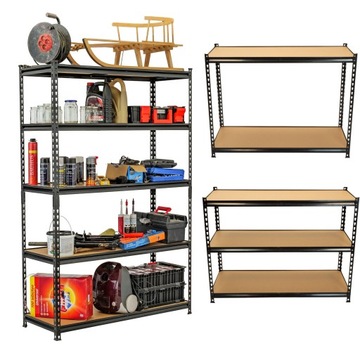 БОЛЬШОЙ металлический стеллаж для гаража 180х120х45, подвал гаража, дома, 1750 кг.