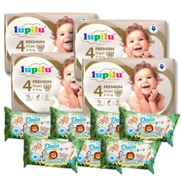 Підгузки Lupilu Підгузки LUPILU MAXI 4 Розмір 4 184 шт.