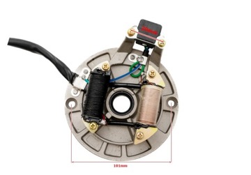 Статор 2 катушки 5 проводов 50-70-110-125 см3 Cross Quad ATV TZ Chopper 4T