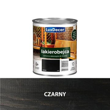 LUXDECOR LAKIEROBEJCA DO DREWNA 2,2L CZARNY