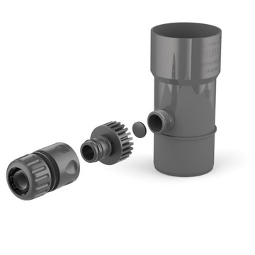 ODZYSKIWACZ WODY DESZCZOWEJ Bryza PVC 90 mm braz