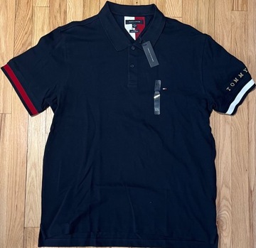 TOMMY HILFIGER Polowka rozmiar XL USA100%Org