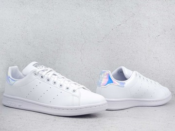 ADIDAS STAN SMITH FX7521 BUTY TRAMPKI TENISÓWKI SNEAKERS BIAŁE HOLOGRAMOWE