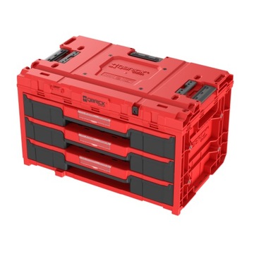 QBRICK ONE Szuflady Drawer 3 Toolbox 2.0 RED