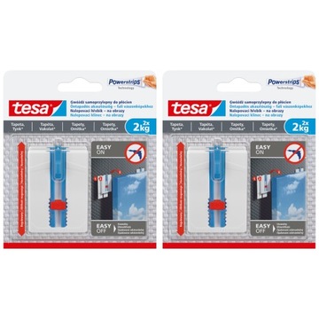 TESA Gwóźdź samoprzylepny do obrazów 2 kg x 2 op.