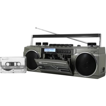 Кассетный магнитофон Boombox, стерео BT-радио DAB FM