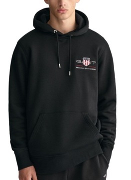 BLUZA Z KAPTUREM GANT Reg Medium Archive Shield Hoodie BLACK r. L