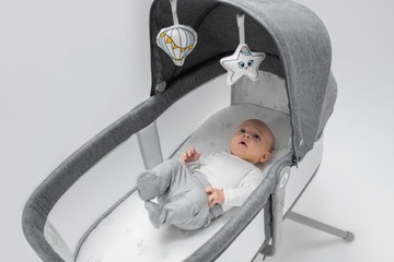 Колыбель, детская кроватка, качалка, москитная сетка, игрушки 3-в-1 от Lionelo Malin