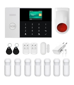 Bezprzewodowy alarm gsm WiFi HXA005 R7 syr. bezpr.