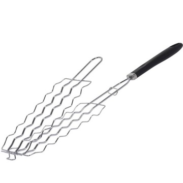 RUSZT do grilla PODŁUŻNY funkcjonalny, chrom 53 cm