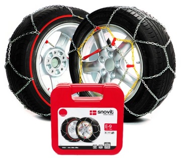 Łańcuchy Snovit E9 KN120 225/55R17 235/50R17 205/65R17 235/40R19 245/45R18