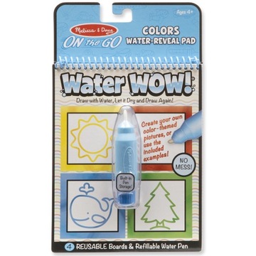 Kolorowanka wodna Melissa and Doug Kolory i Kształty Water Wow