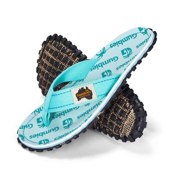 GUMBIES ISLANDER FLIP-FLOPS UNISEX MINT MULTI LOGO 44