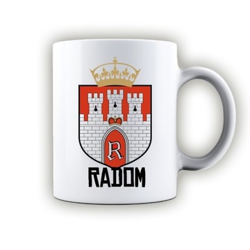 kubek ceramiczny herb Radom