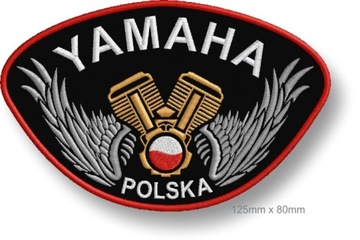 NASZYWKA termo - YAMAHA POLSKA - 125mm x 80mm HAFT