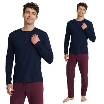 HENDERSON!Piżama męska dł.ręk. UDOS *XXL*40949-59X