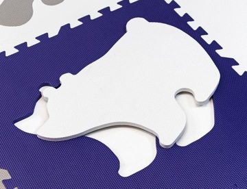 Пазл ОБУЧАЮЩИЙ FOAM MAT 178х178 для детей, СКЛАДНОЙ, защитный, 9 шт.