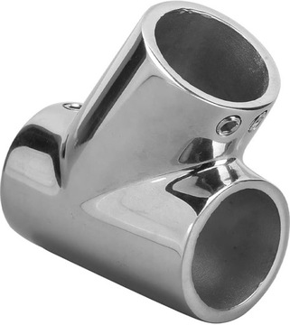 ŁĄCZNIK RELINGU 22mm 60st TRÓJNIK 22/60 POTRÓJNY NIERDZEWNY KWASOODPORNY A4