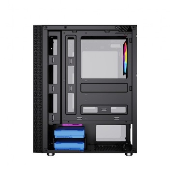 Корпус для компьютера MIDI TOWER FORNAX 2500 RGB ATX GAMING со светодиодной подсветкой