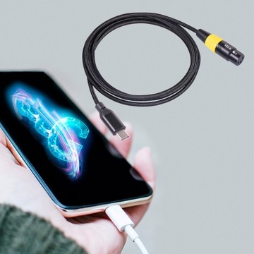 Кабель для микрофона XLR «мама» и USB, 3 м