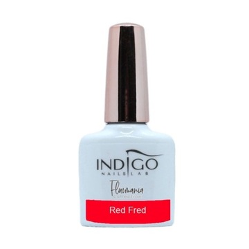Indigo RED FRED lakier hybrydowy 7ml