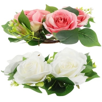 Роза Свеча Искусственные цветы Букет-гирлянда