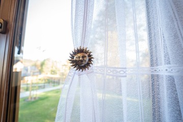 Крепление для штор и гардин, солнцезащитный зажим, пряжка, ЦВЕТ: МАТОВОЕ СЕРЕБРЯНОЕ