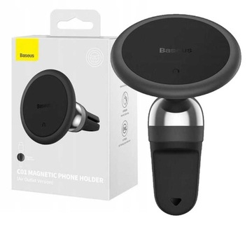 BASEUS UCHWYT DO SAMOCHODU MAGNETYCZNY HOLDER NA TELEFON DO KRATKI NAWIEWU