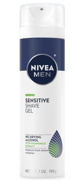 NIVEA MEN Sensitive Shaving Gel Żel do golenia dla Mężczyzn 200 ml