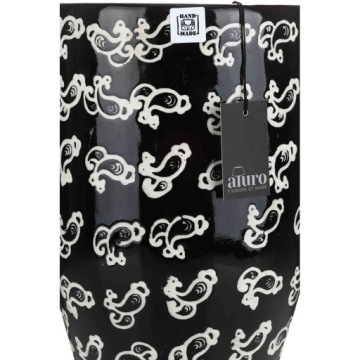 Керамическая высокая ваза РЫБА