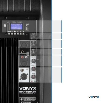 Колонка ACTIVE 1 шт. BT 800 Вт 15 дюймов MP3 USB SD