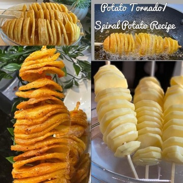 КАРТОРЕЗКА ДЛЯ ОВОЩЕЙ СПИРАЛЬНАЯ КАРТОФЕЗКА