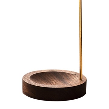 Перевернутая курильница Декоративная универсальная деревянная курильница золотого цвета