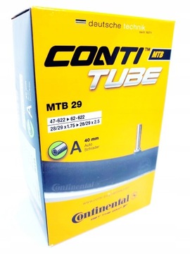 Dętka rowerowa CONTINENTAL MTB 28/29 x 1,75-2,5 AV 40mm AUTO BOX