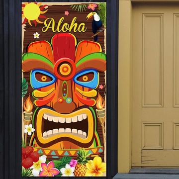 Крыльцо карнавала украшения партии Луау подписывает многоразовый тропический стиль А