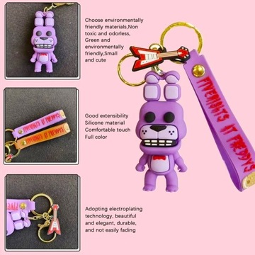 Брелок-подвеска FNAF POP Five Nights at Freddy's Foxy Freddy Chica