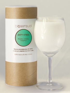 Świeca do masażu naturalna olejki ANTY STRES 200g