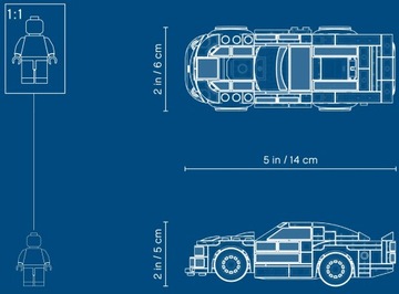 LEGO Speed Champions 75891 Chevrolet Camaro ZL1
