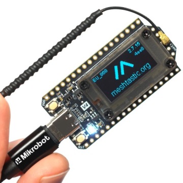 Moduł Heltec V4 WiFi ESP32-S3 OLED LoRa 868MHz 28dBm do Meshtastic Meshcore