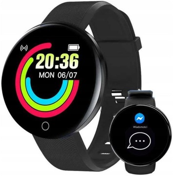 SMARTWATCH SMARTBAND OPASKA SPORTOWA FITNESS KROK