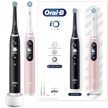 Магнитные зубные щетки ORAL-B iO 6, набор из 2 шт.