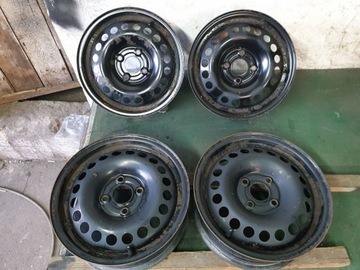 4× DISK OCELOVÝ OPEL OE 5.0" X 14" 4X100 ET 38