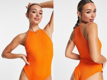 ExRiver Island Pomarańczowe body w prążki EU 32