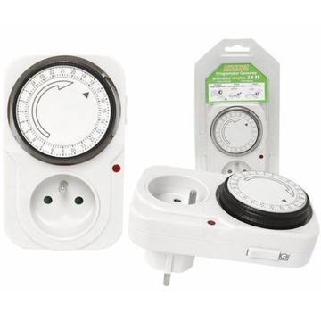 MECHANICZNY PROGRAMATOR CZASOWY 3600W 16A TIMER WŁĄCZNIK